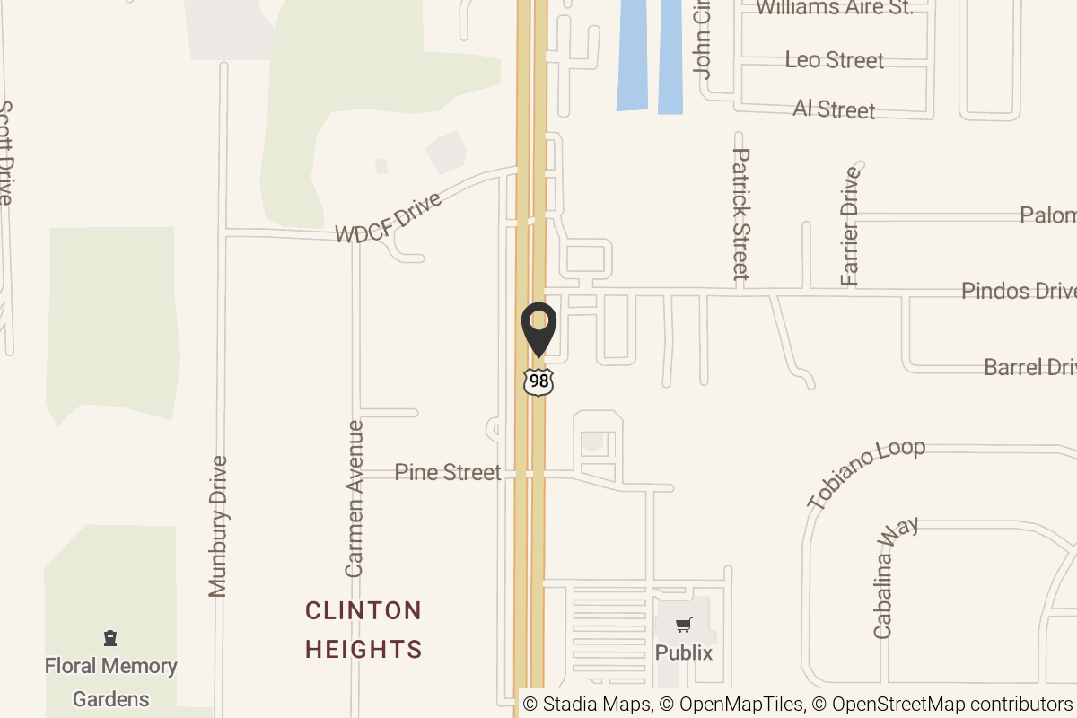 Map with location marker