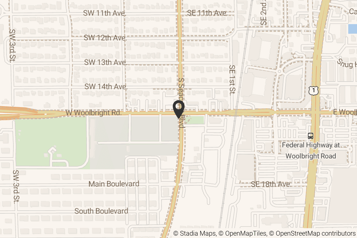 Map with location marker