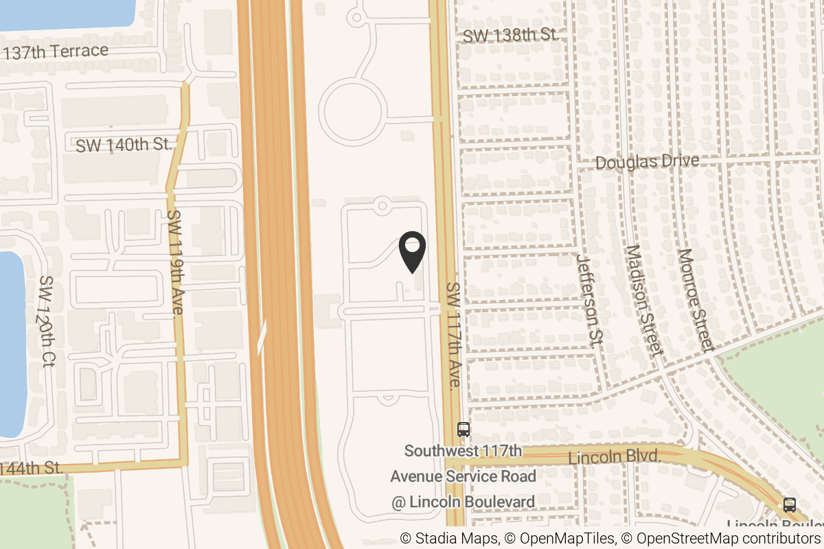 Map with location marker