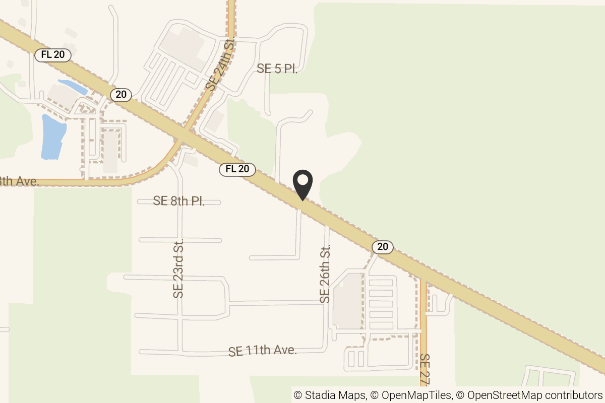 Map with location marker