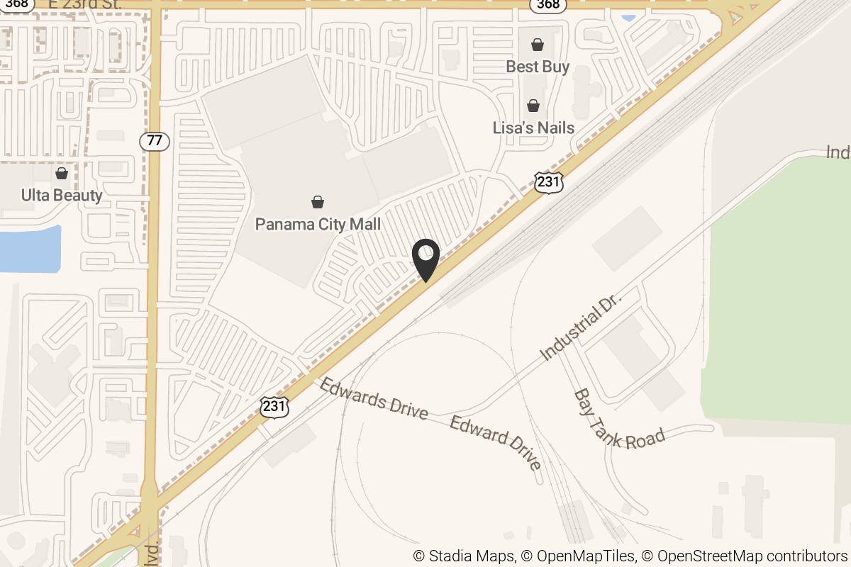 Map with location marker