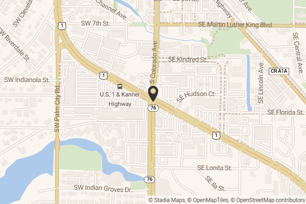 Map with location marker