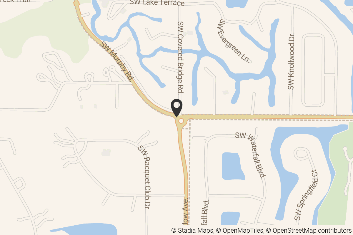 Map with location marker