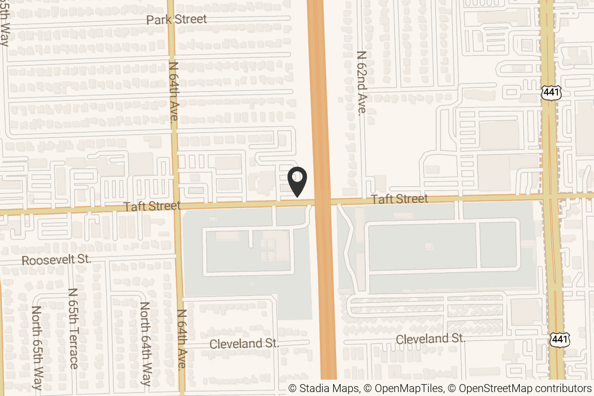 Map with location marker