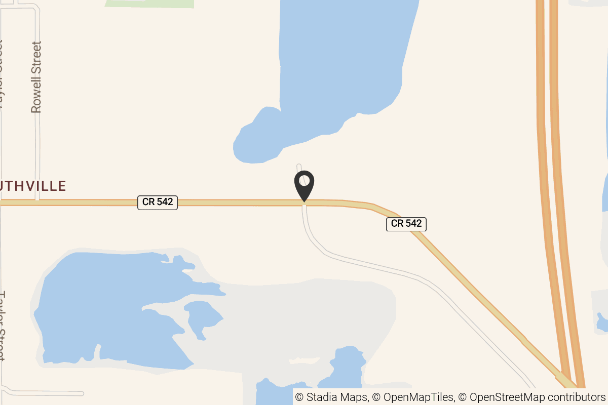 Map with location marker