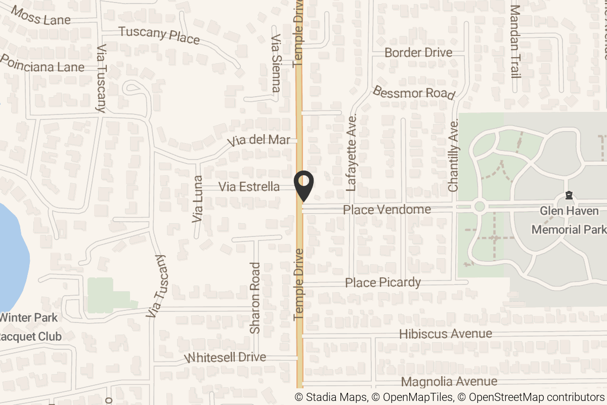 Map with location marker