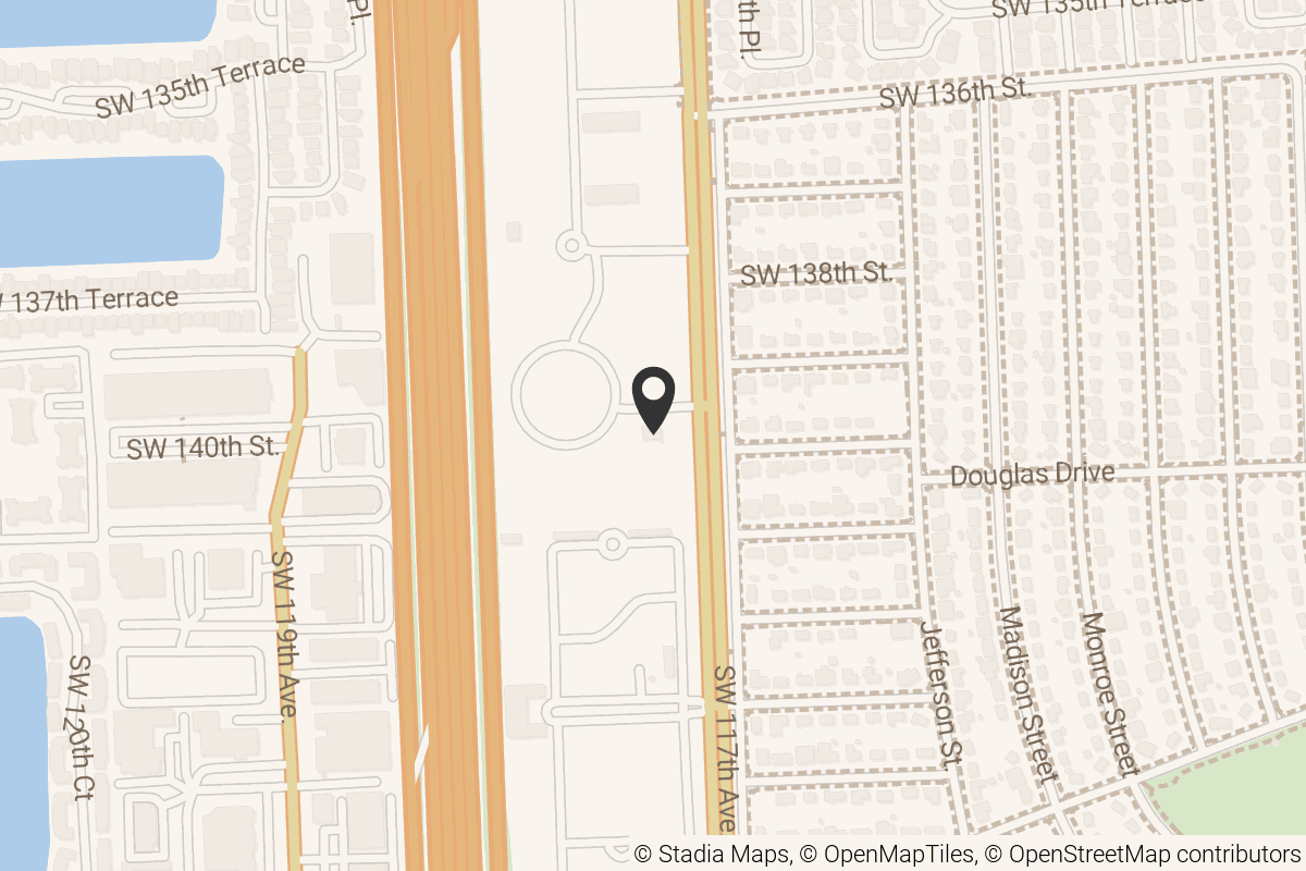 Map with location marker