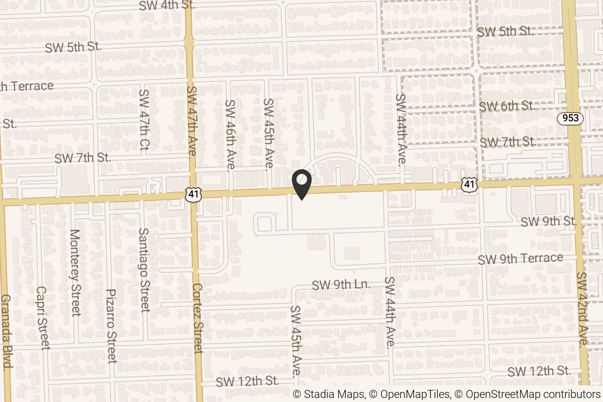 Map with location marker