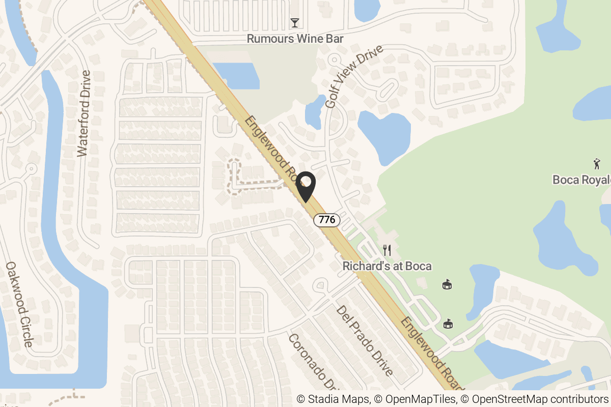 Map with location marker