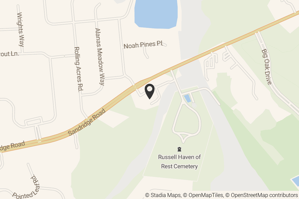 Map with location marker