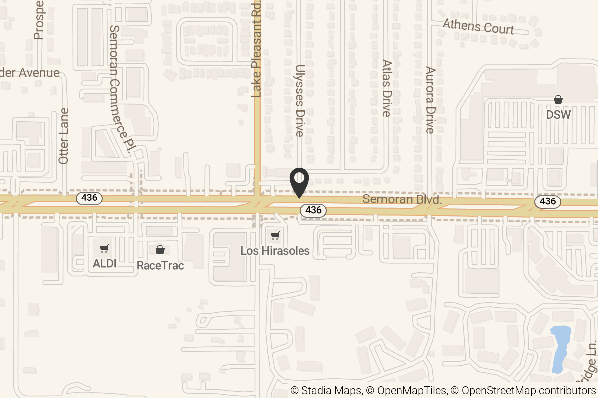 Map with location marker