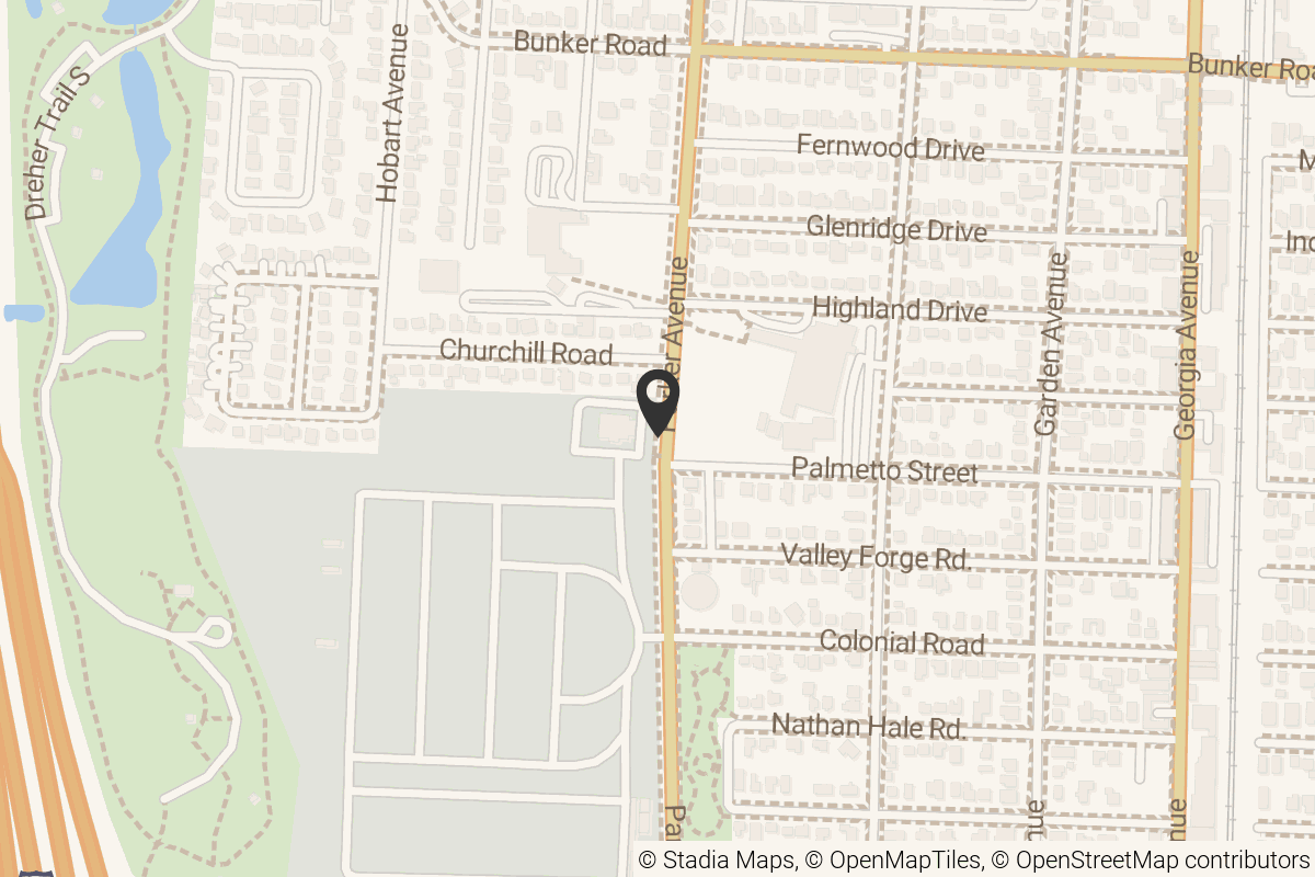 Map with location marker