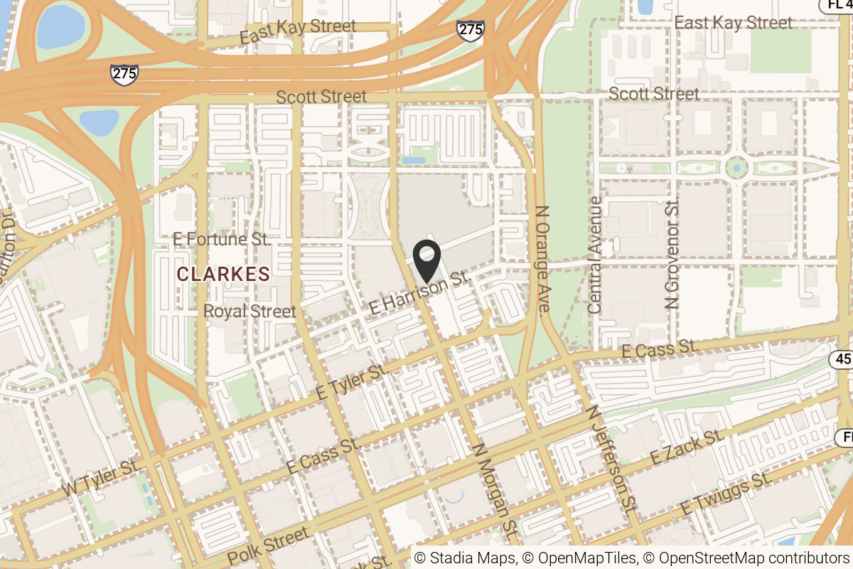 Map with location marker