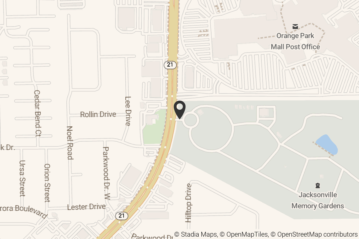 Map with location marker