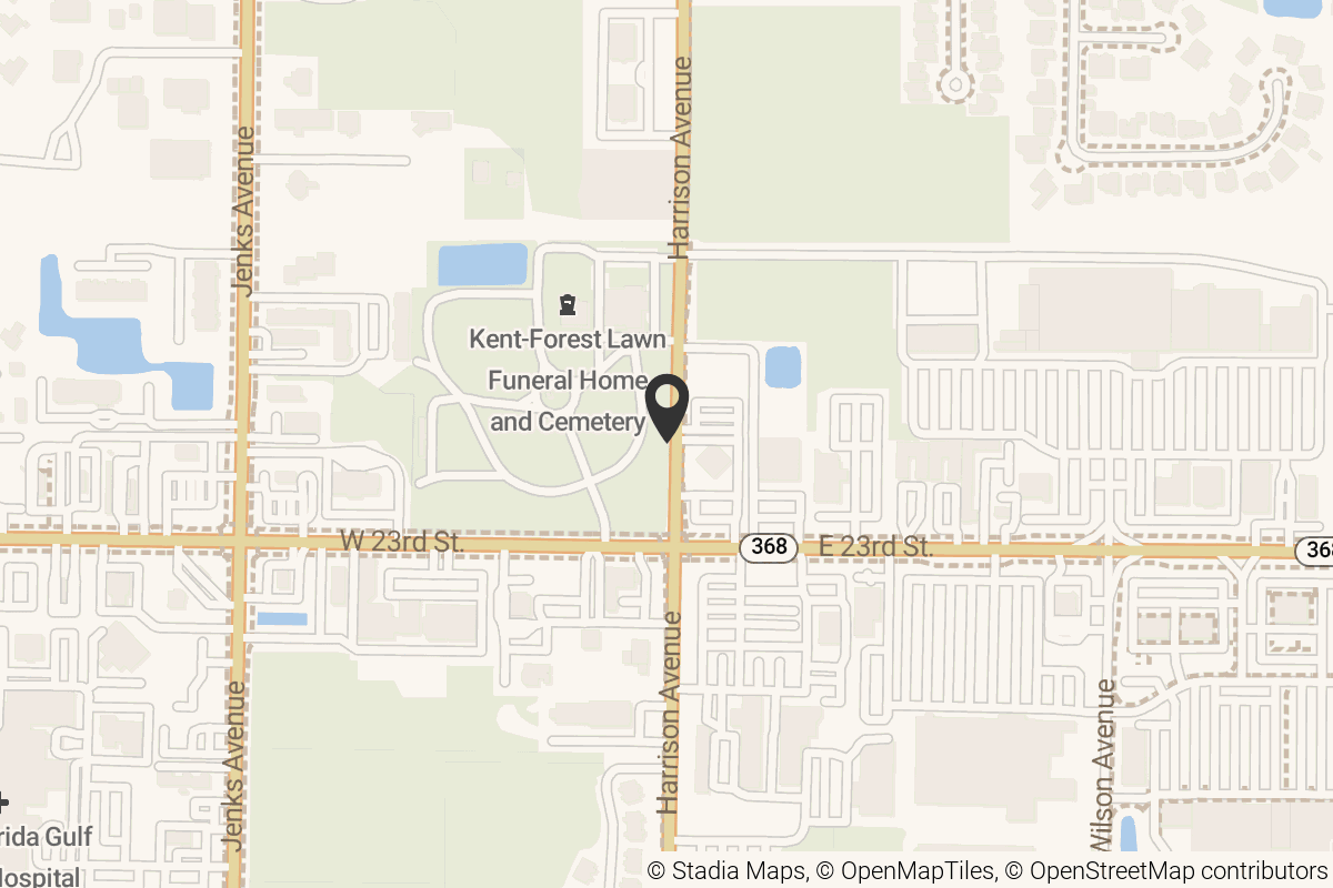 Map with location marker