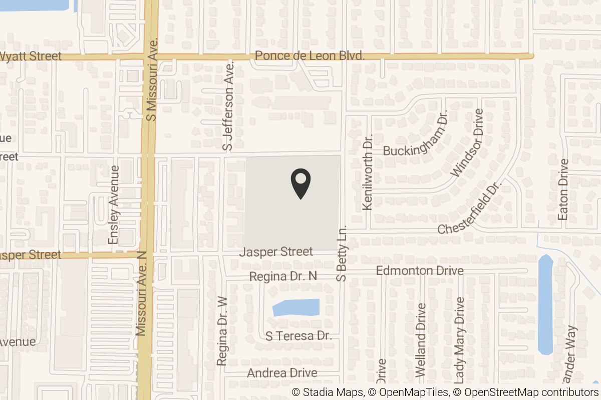 Map with location marker