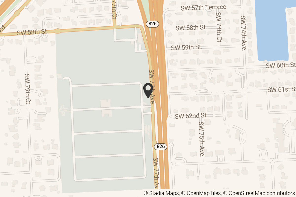 Map with location marker