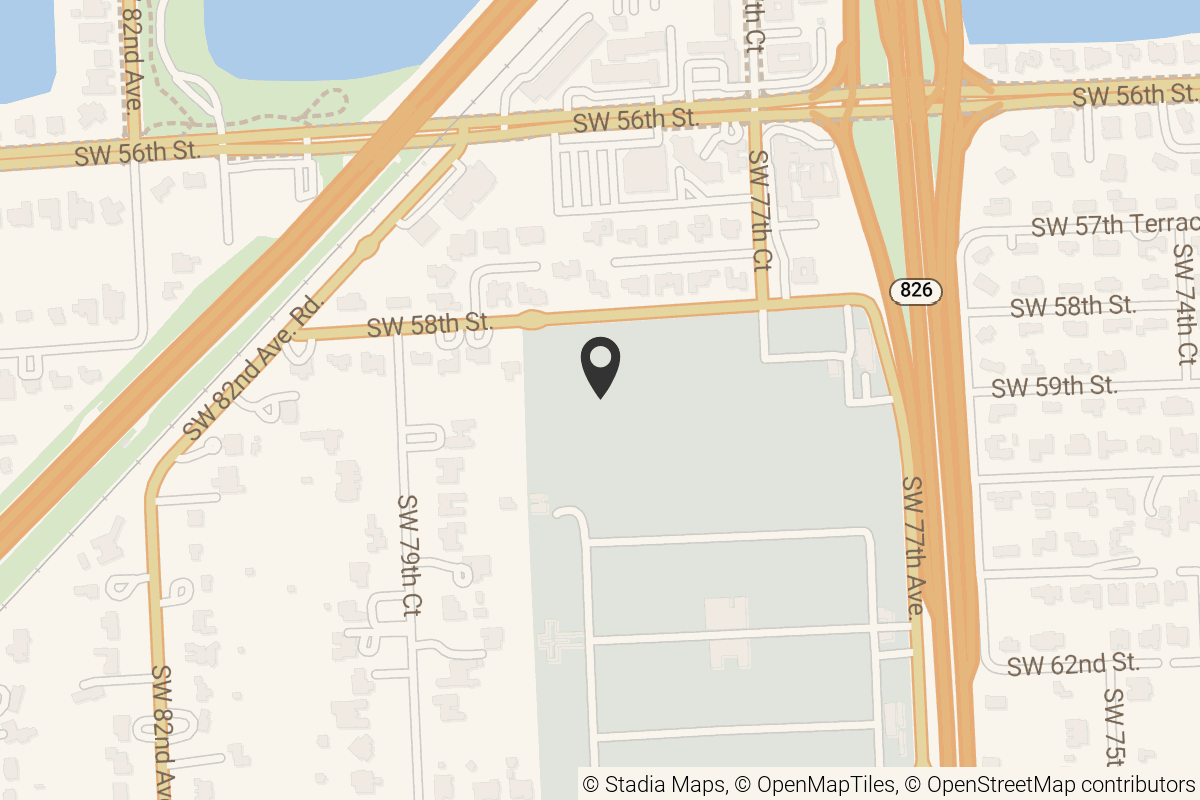 Map with location marker