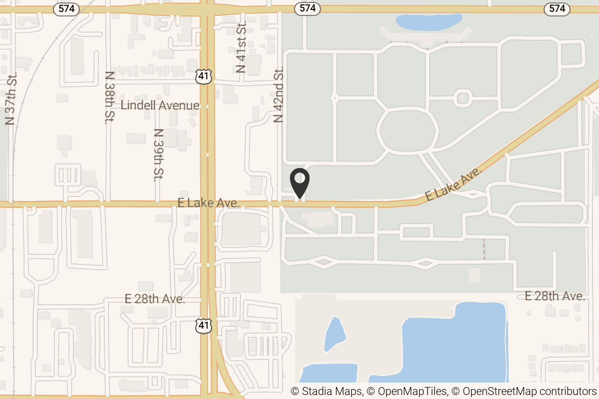 Map with location marker