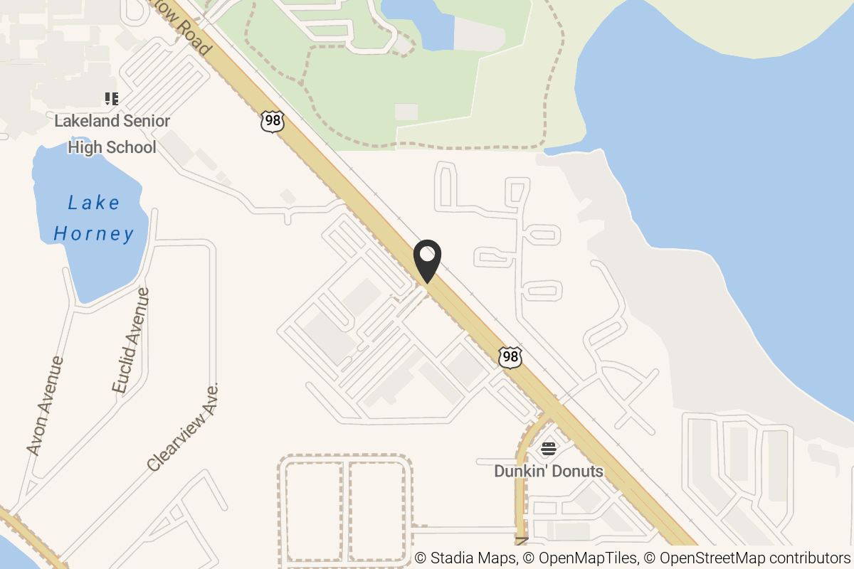 Map with location marker