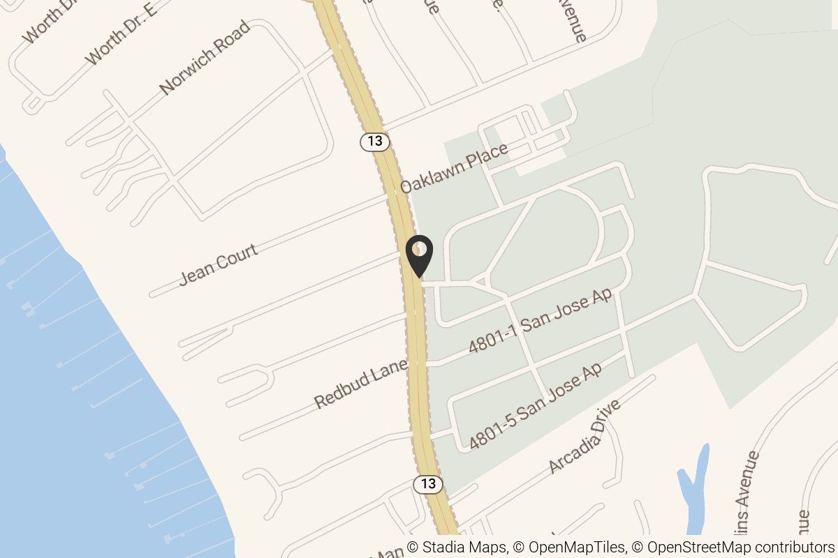 Map with location marker