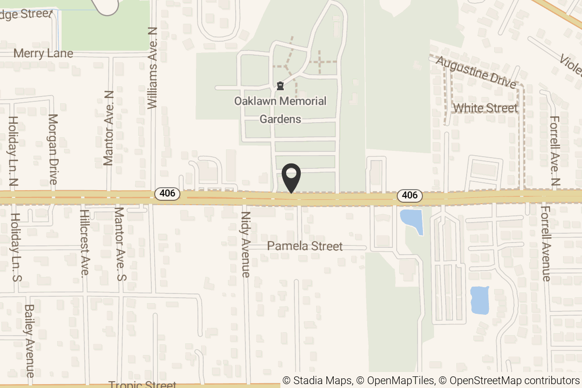 Map with location marker