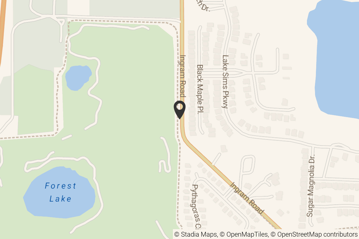 Map with location marker