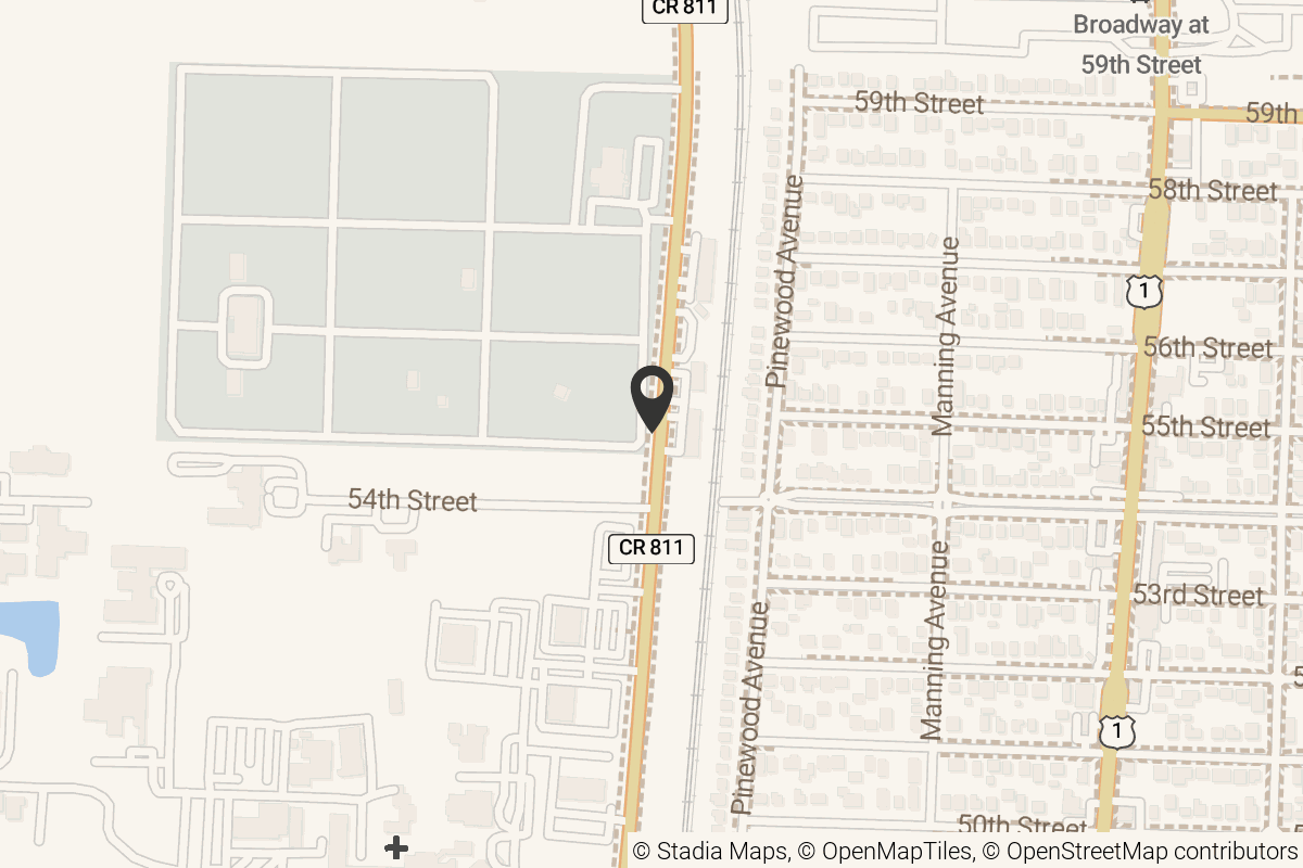 Map with location marker