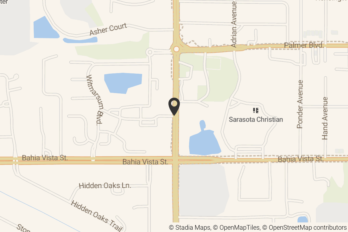 Map with location marker