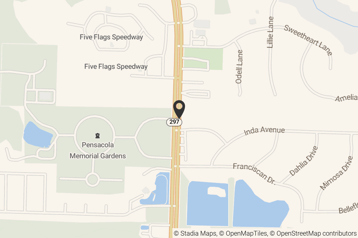 Map with location marker