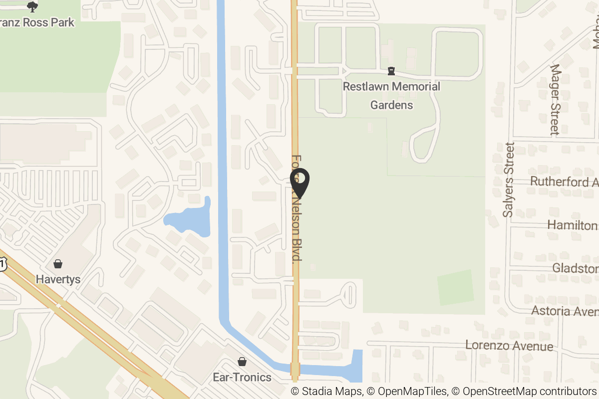 Map with location marker