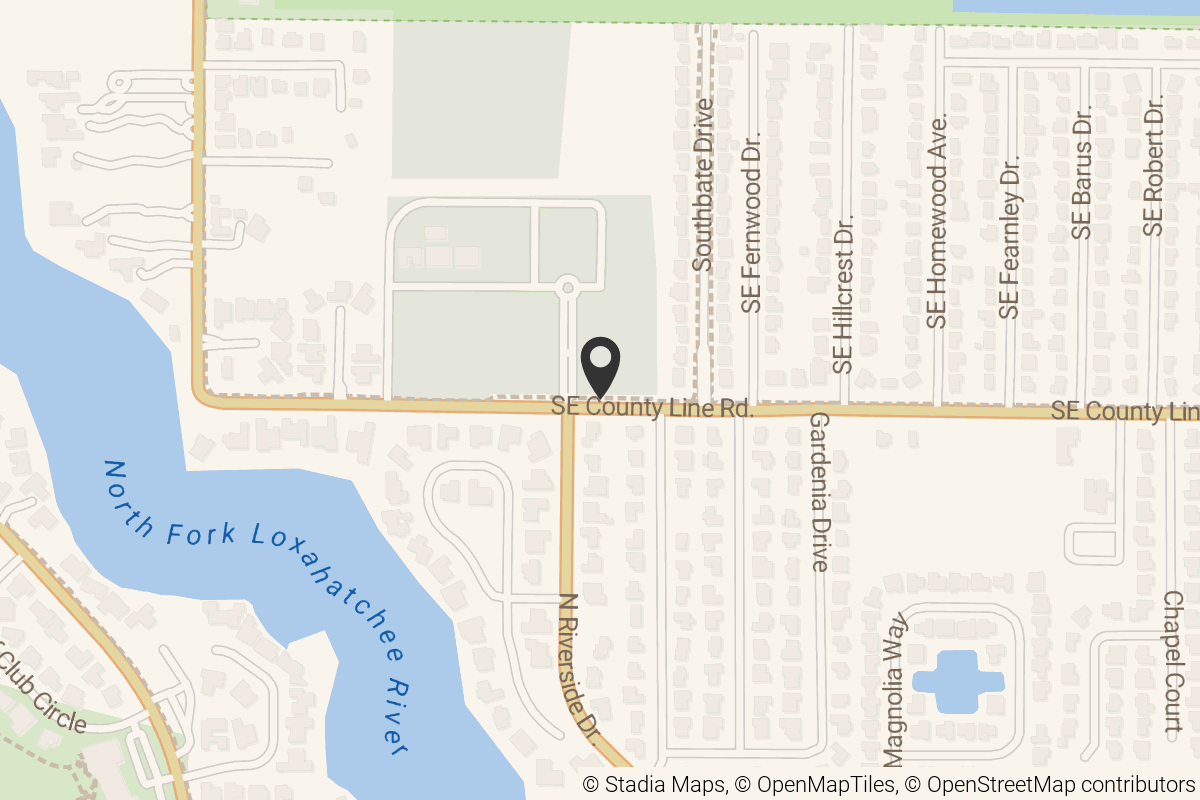 Map with location marker