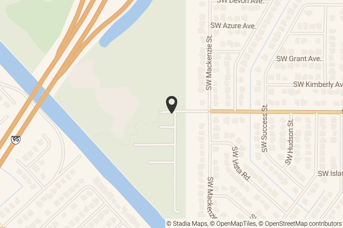 Map with location marker