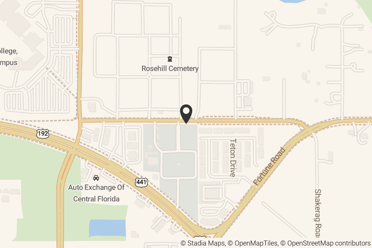 Map with location marker