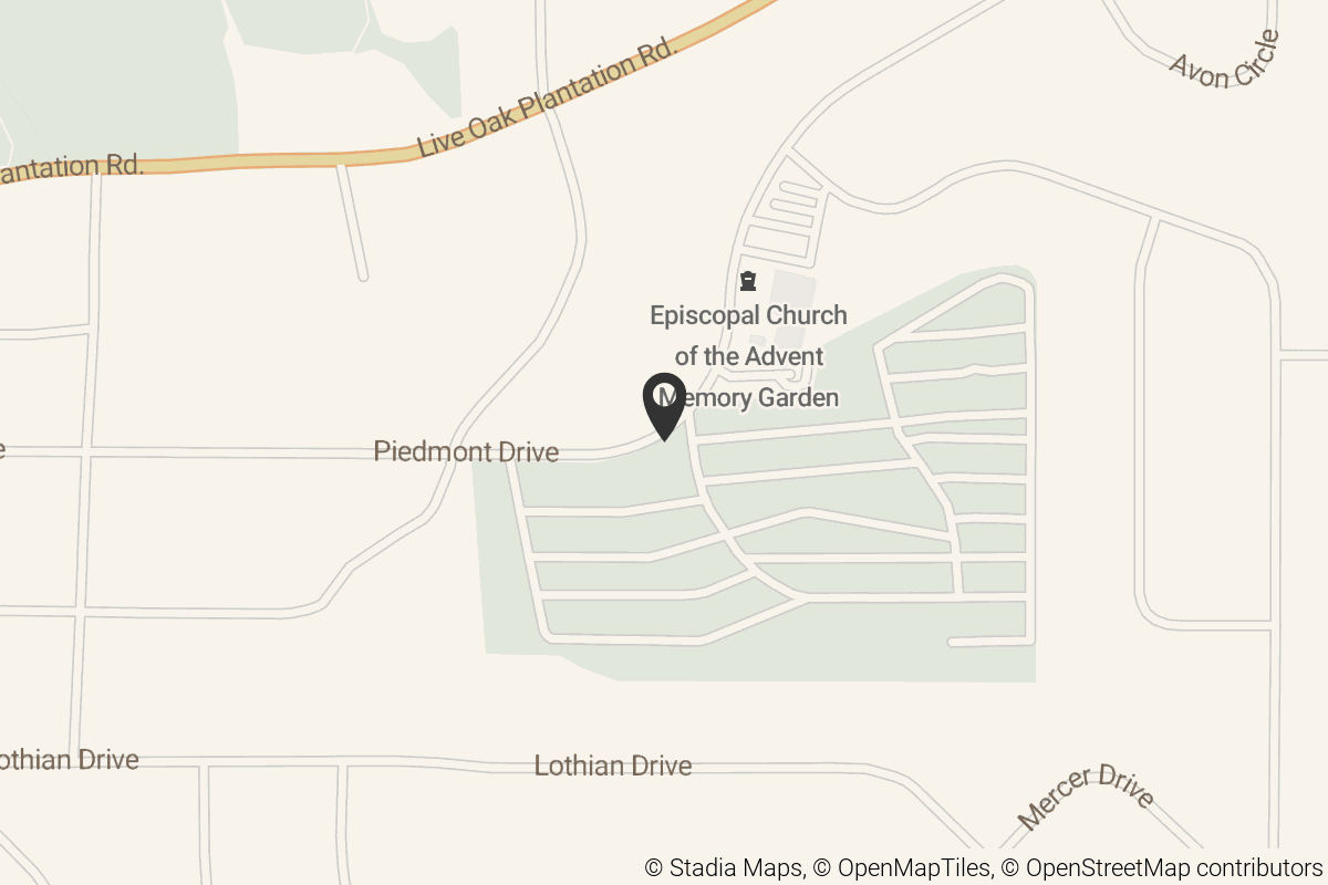 Map with location marker