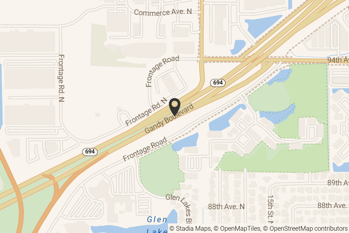 Map with location marker