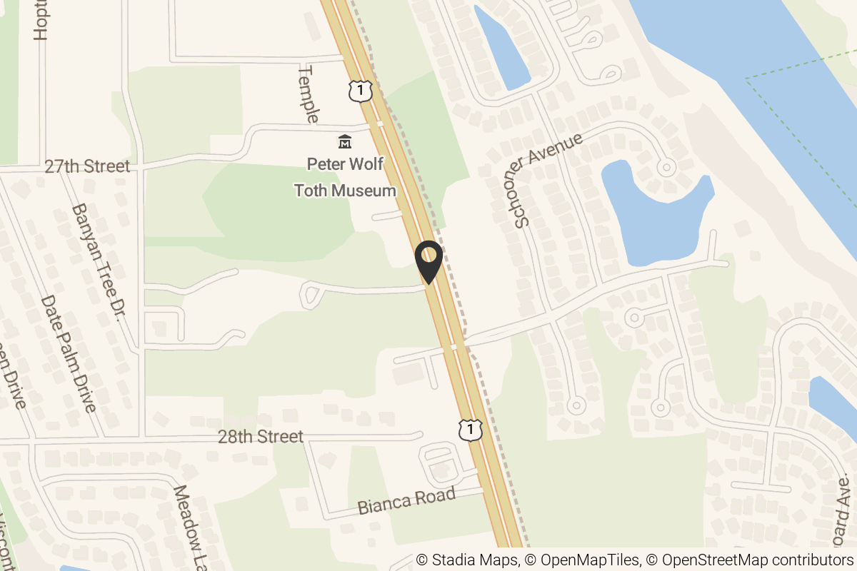 Map with location marker