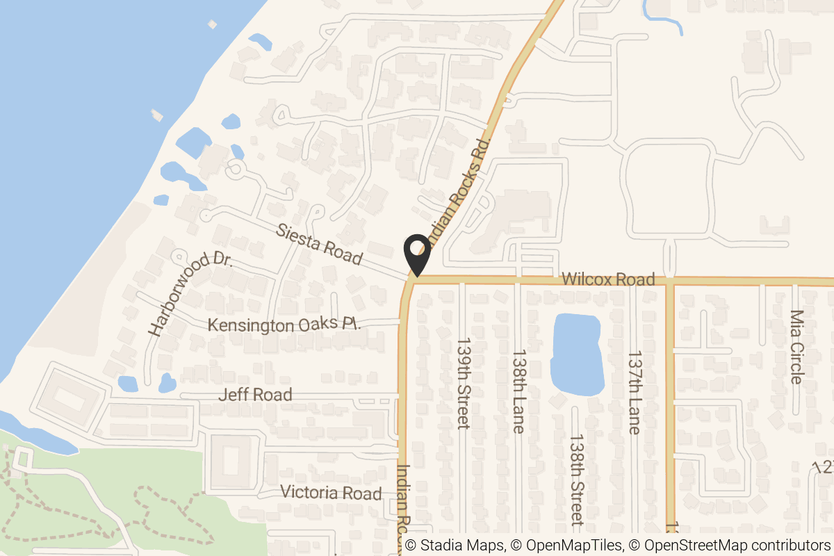 Map with location marker