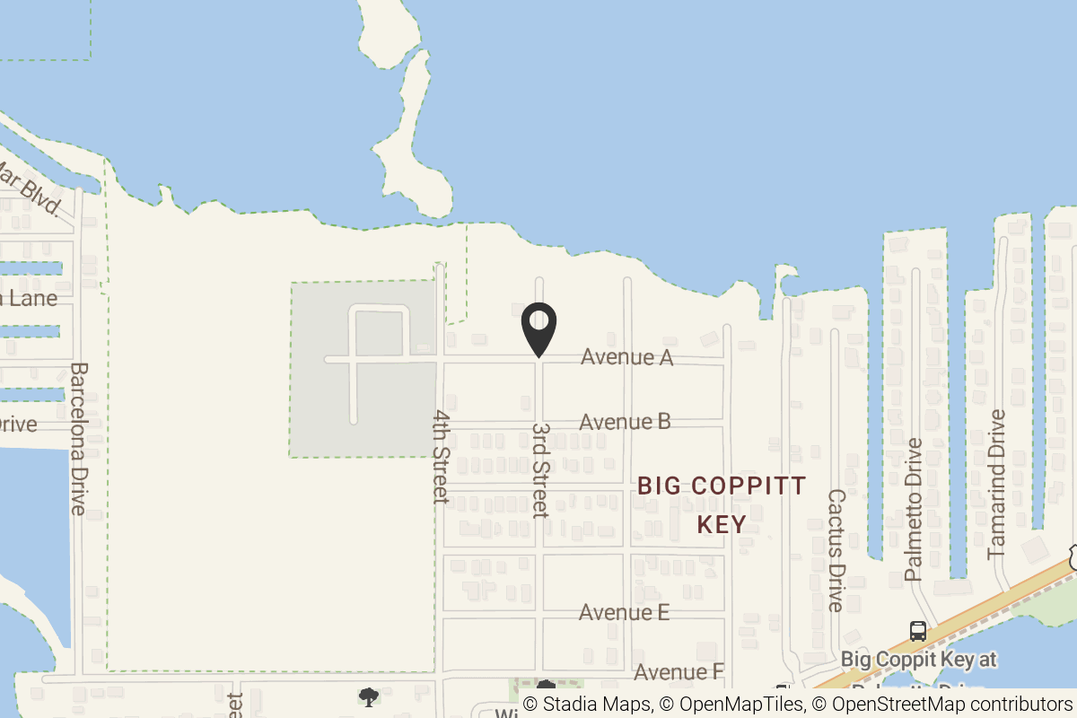 Map with location marker