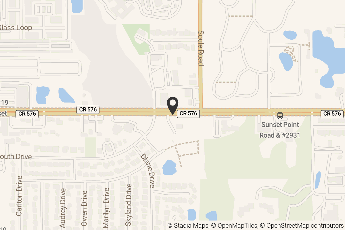 Map with location marker