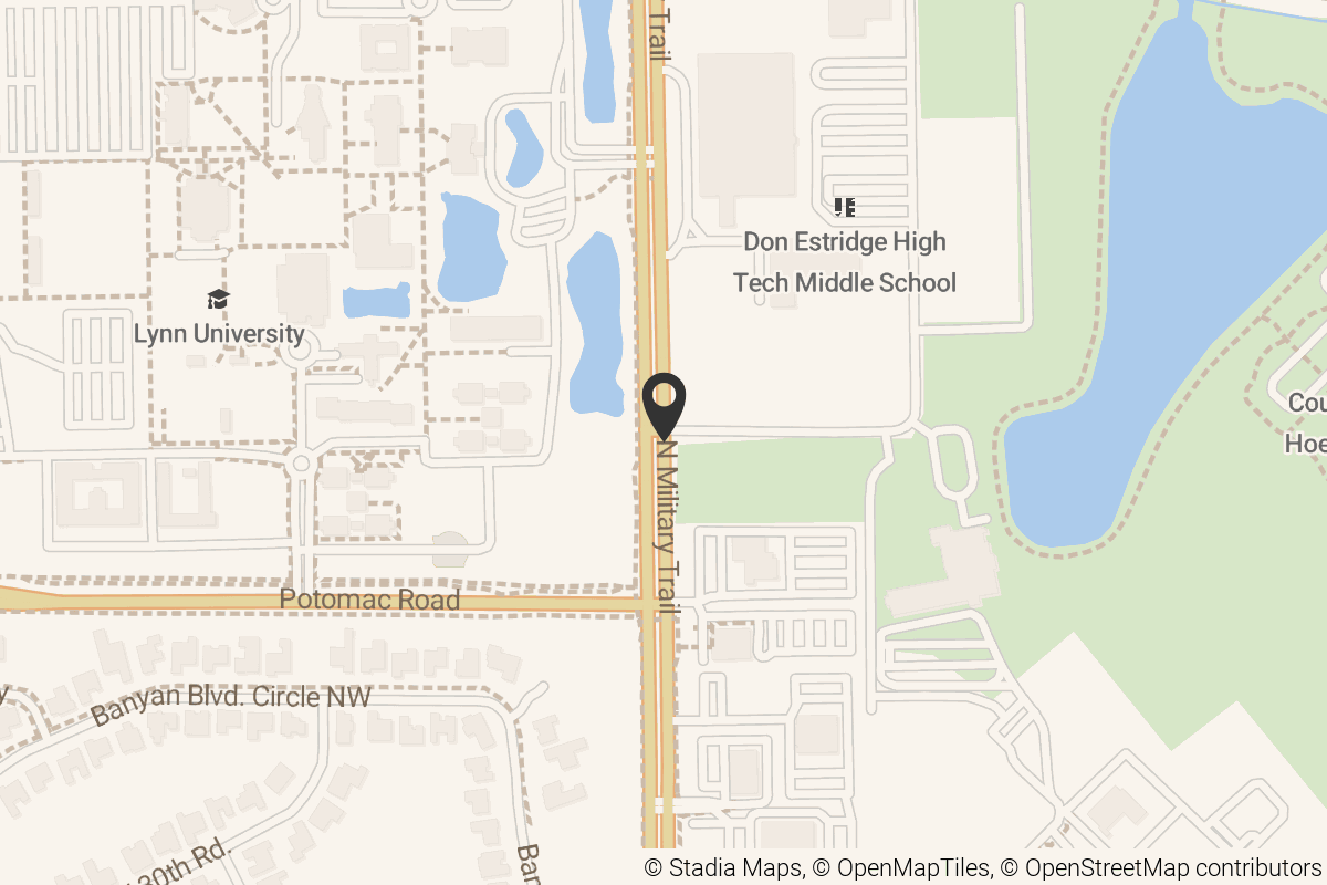 Map with location marker