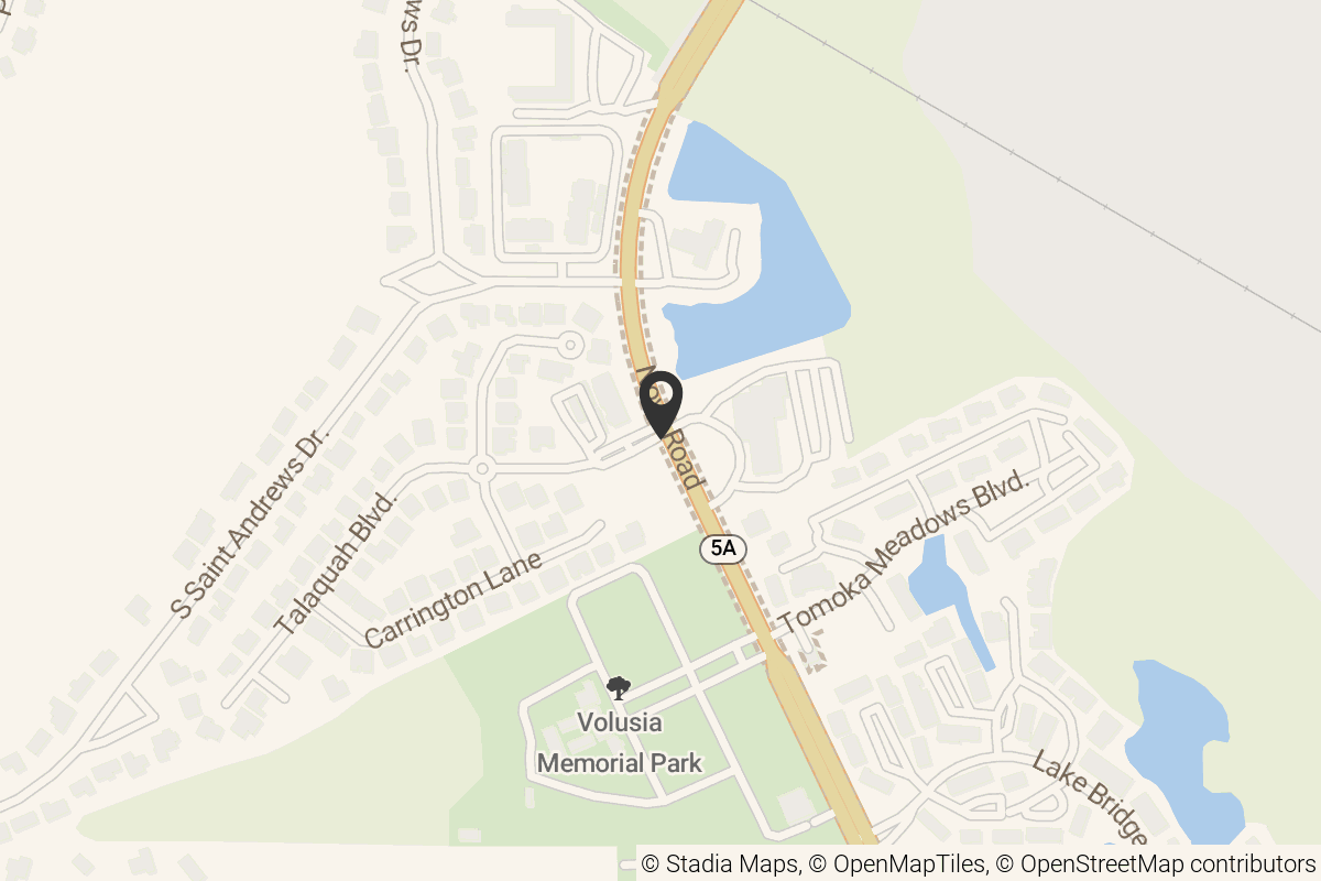 Map with location marker