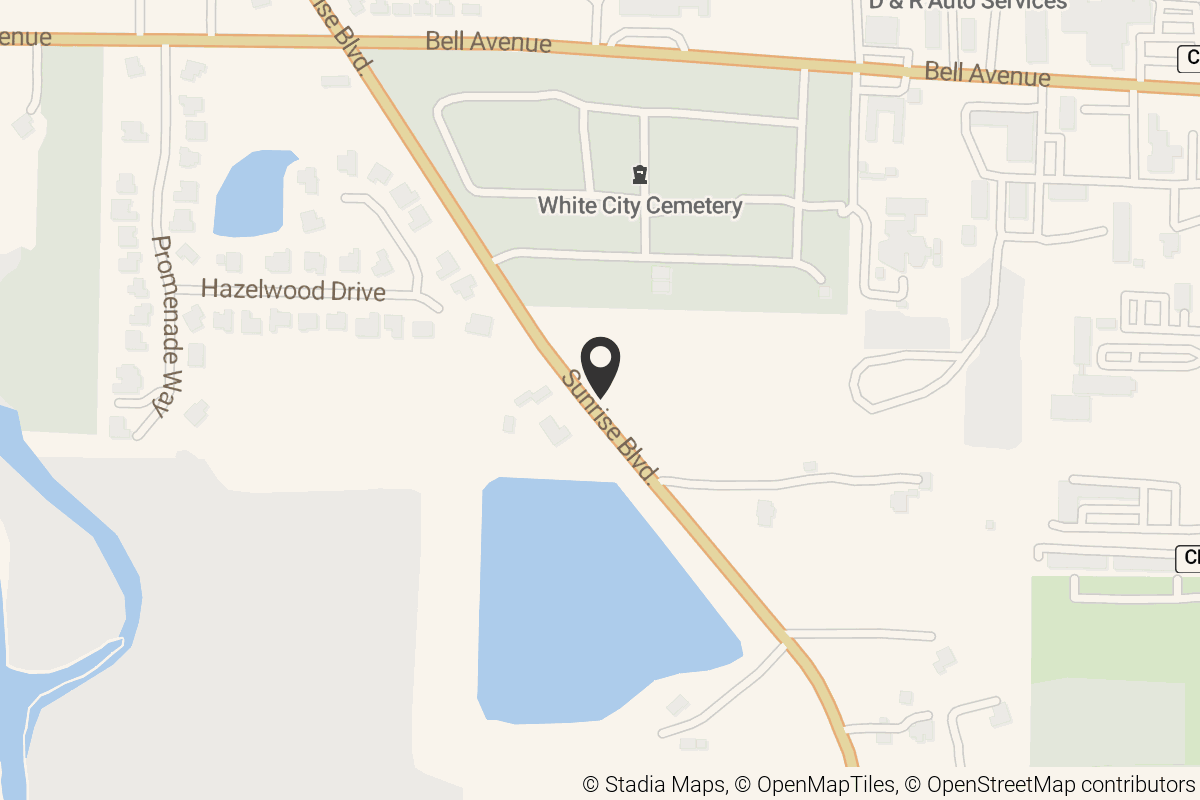 Map with location marker