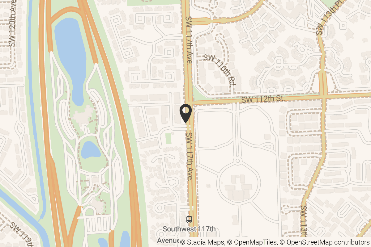 Map with location marker