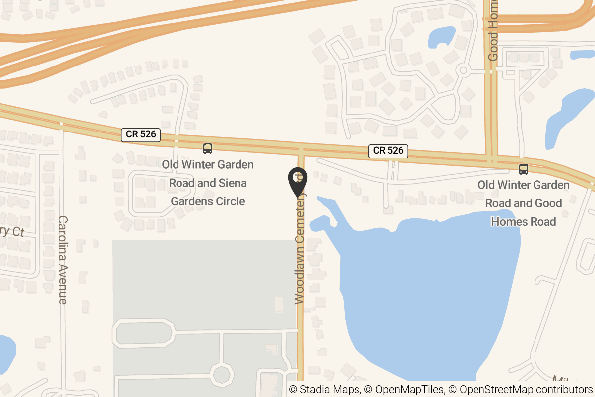 Map with location marker