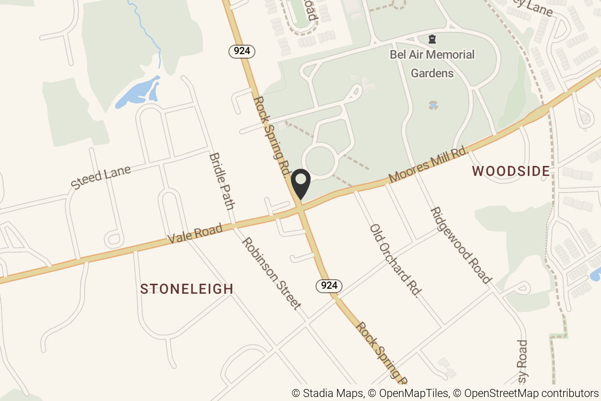 Map with location marker