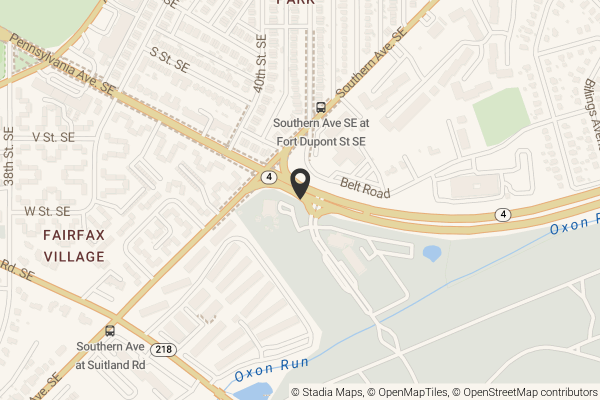 Map with location marker