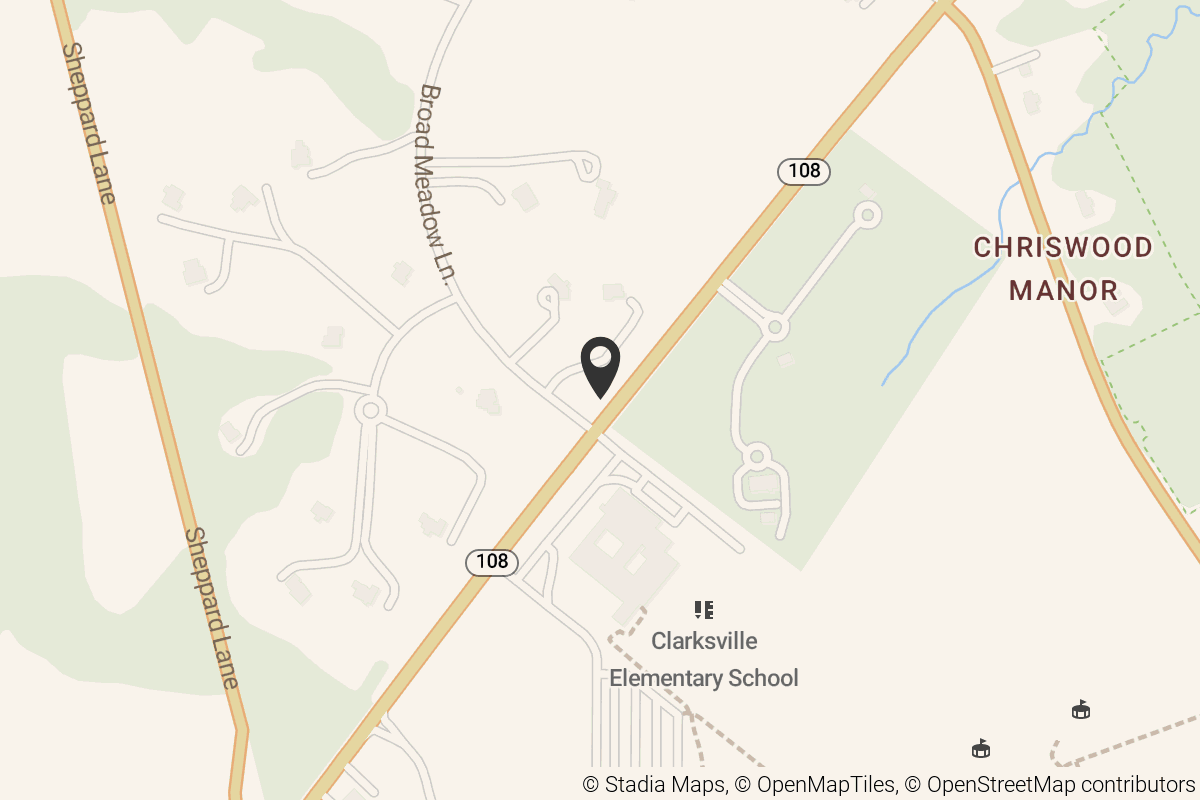 Map with location marker