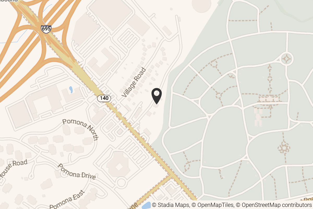 Map with location marker