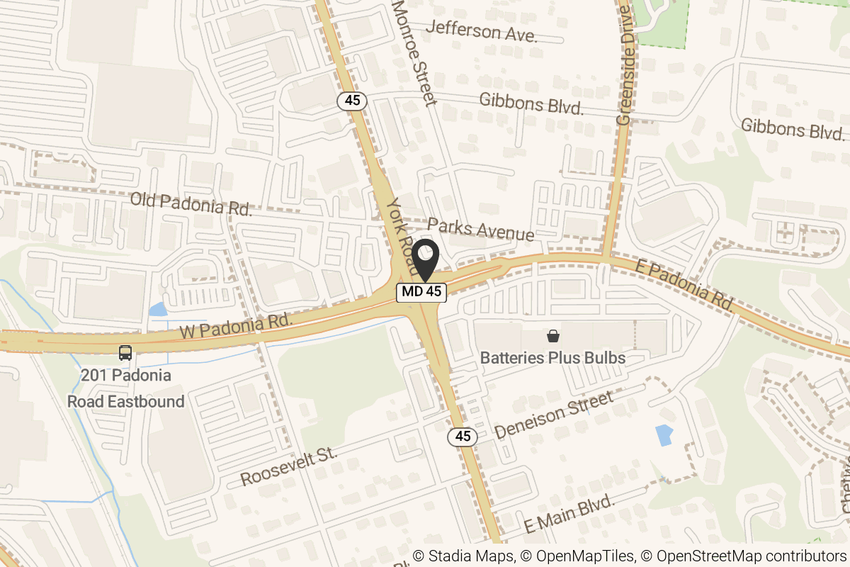 Map with location marker